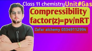 Compressibility factor  ideal gas equation  deviation of real gas from ideal gas  zafaralchemy [upl. by Llebasi]