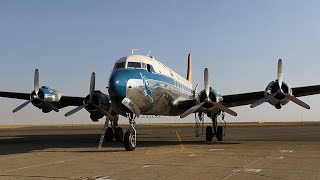 Flying the DC4 Skymaster in South Africa [upl. by Nwahsat823]