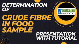 Determination of Crude Fibre Content from Food Sample [upl. by Adelpho]