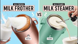 Milk Frother vs Milk Steamer  Which Makes the Best Coffee [upl. by Salazar]