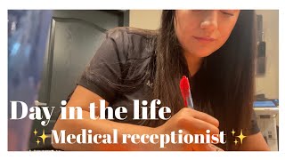 Medical receptionist Day in the life [upl. by Adaner]