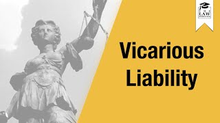 Tort Law  Vicarious Liability [upl. by Addia]