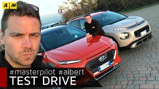 Hyundai Kona VS Citroen C3 Aircross  sfida allultimo SUV [upl. by Brewer]