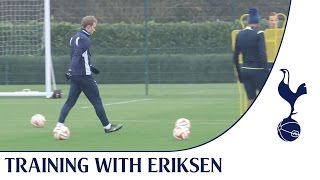 Training with Christian Eriksen [upl. by Ramgad125]