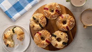 Mini Rosca de Reyes rellena  kiwilimón recetas [upl. by Aidam]