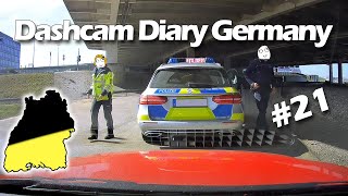 Dashcam Diary Germany 21 Von der Polizei angehalten und gefährliche Träumer auf der Autobahn [upl. by Acina633]