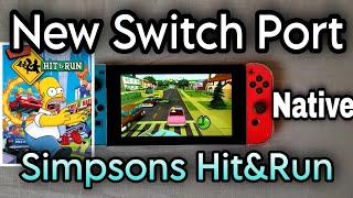 New Nintendo Switch Port  Simpsons Hit and Run [upl. by Jorgenson963]