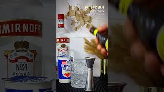 How to make a White russian cocktail at home recipe [upl. by Neely]