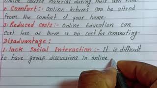 advantage and disadvantage of online education [upl. by Riebling800]