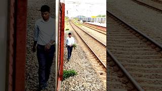 Assistantlocopilot checking locomotive from platform opposite👮locopilot traindriver shyamhembram [upl. by Aidnac]