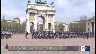 TgR Lombardia Cerimonia di Giuramento Scuola Militare Teulié 23 [upl. by Nais]