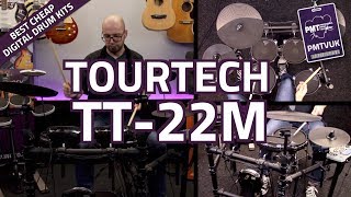 TOURTECH TT22M Mesh Head Electronic Drum Kit  Overview amp Demo [upl. by Aneehta]