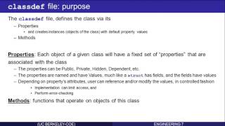 ObjectOriented Programming in Matlab Part 5 of 14 [upl. by Berty]