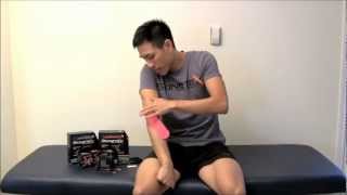 Tennis Elbow Taping  Skinetex [upl. by Droffig]