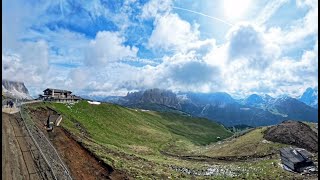 DOLOMITI pt11 Funivia Campitello  Col Rodella [upl. by Ttayw]