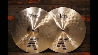 Zildjian 14quot K Fat Hats HiHat Cymbals  10441298g [upl. by Nessie]