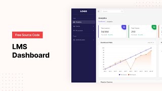 LMS Dashboard  React JS [upl. by Latsyek]