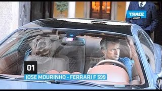 Jose Mourinho Car Collection [upl. by Zosema]