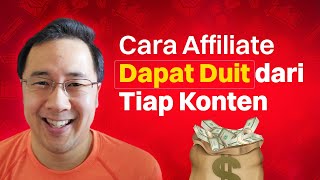 Cara Cepat Affiliate Dapat Uang Komisi dari Konten Media Sosial  Tips Bisnis Online [upl. by Rozanne762]