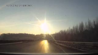 Russian meteor 2013 incredible footage HD [upl. by Letch700]