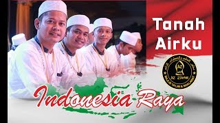 Tanah Airku Indonesia Raya terbaru Lirik Az Zahir  Lantunan Sholawat [upl. by Aaron]