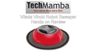 Techmambacom  Vileda Virobi Robot Sweeper Review [upl. by Latouche344]