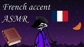 ASMR Reading with French accent 2  Whispered reading [upl. by Mcgregor]