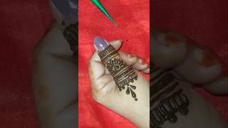 Finger mehndi design for back hand  unique very easy finger mehndi design  mehndi henna shorts [upl. by May]