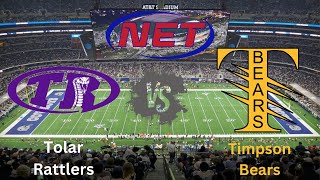 2A Division 1 State Championship Football Tolar vs Timpson Audio Only [upl. by Nazus809]