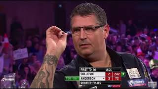 Sport1 HD Grand slam of Darts 2017 Viertelfinale Mensur Suljovic  Gary Anderson [upl. by Mylo]