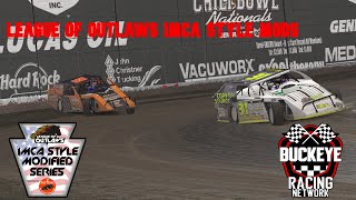 LoO IMCA Style Mods at Weedsport Speedway [upl. by Aetnuahs798]