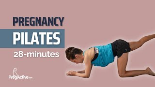 Prenatal Pilates Under 30 Minutes [upl. by Ojahtnamas]