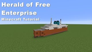 Herald of Free Enterprise  Minecraft Tutorial  15 Scale [upl. by Ziwot]