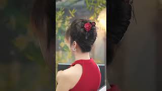 Cute hairstyle for beginners ✨️ foryoupageofficiall youtube hairstyle [upl. by Bluhm]