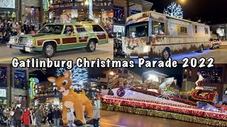 Gatlinburg Christmas Parade 2022 Smoky Mountains Tennessee artiststorytellerdonny [upl. by Holcman320]