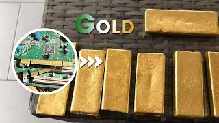 EWaste Gold Recovery  Commercialscale Gold Stripping System [upl. by Anahsat]