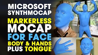 SynthMoCap  The BEST Markerless MOCAP for FACE HANDS amp BODY  Tongue  NO Mocap Suit Needed [upl. by Neelrad250]