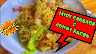 BUDGET FRIENDLY CABBAGE AND BACON RECIPE 🥓 [upl. by Lanza]