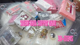 SHEIN NAIL SUPPLY HAUL 🫧  30  ITEMS  Kayynailsit [upl. by Ardnusal]