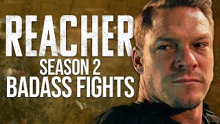 Reachers Season 2 Badass Fights  Reacher [upl. by Ynnus]