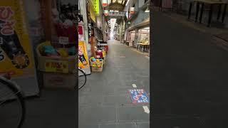 藤井寺駅前の商店街 shortvideo 大阪グルメ [upl. by Nelyaw]