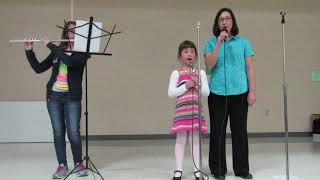 Hilliard Crossing family performs Icelandic lullaby [upl. by Eolhc227]