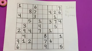 How to solve a 9x9 Sudoku for beginners [upl. by Eelrahc391]