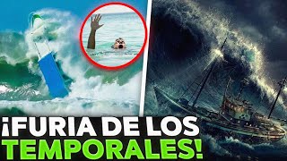 Dramáticos TEMPORALES en ALTA mar Como se vive un temporal en un barco IMPACTANTES imágenes [upl. by Lalitta]