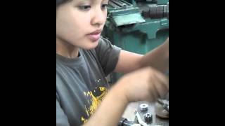 Milling machine spur gear making [upl. by Eekorehc]