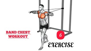 Build a BIGGER Chest with These 6 Killer Resistance Band Exercises [upl. by Dorian]