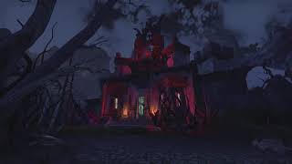 Haunted Castle  ESO Housing  Moonsugar Meadow  PS5NA  PlagueRaccoon [upl. by Haimes464]