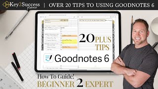 How to Use GoodNotes 6 From Beginner to Expert  Digital Planner [upl. by Amitarp353]