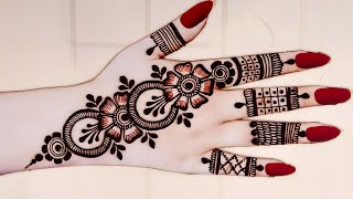 Very Easy amp Simple mehndi design  Mehandi ka design  Mehandi design  Mehandi  মেহেদী ডিজাইন 2024 [upl. by Imak]