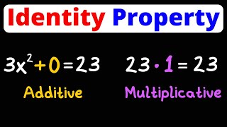 Identity Property of Addition and Multiplication  Eat Pi [upl. by Lorak956]